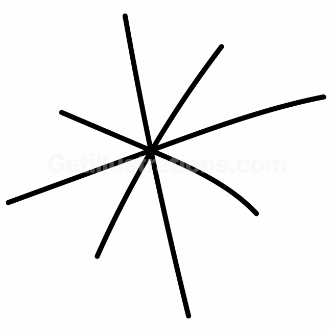 star, lines, line, shape